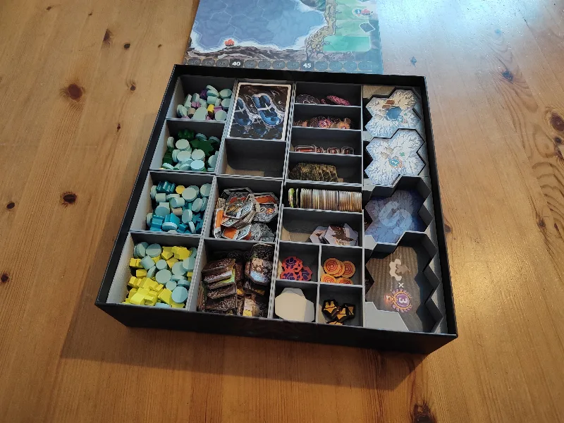 Revive boardgame insert, storage solution