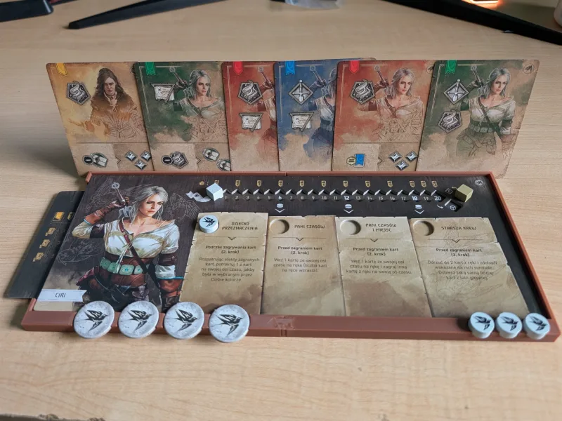 The Witcher: Path of Destiny player board