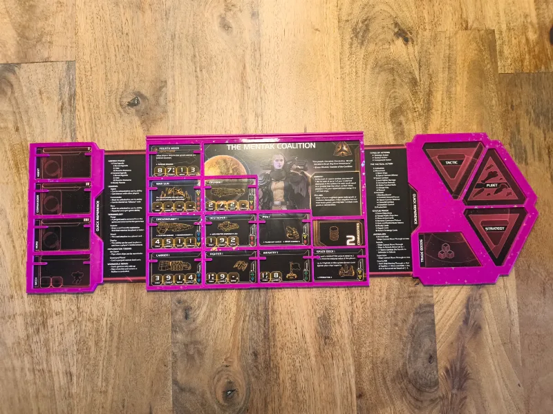 Twilight Imperium 4 Overlay -Less filament/sleeves