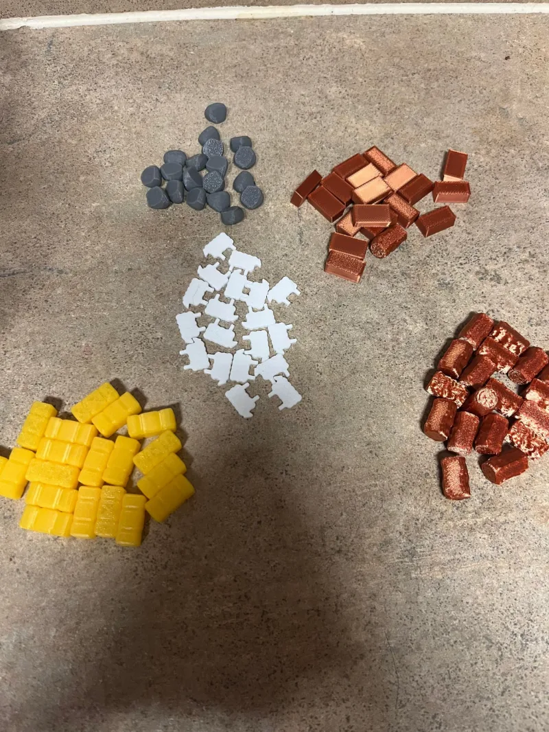 Catan Pieces to Replace Cards