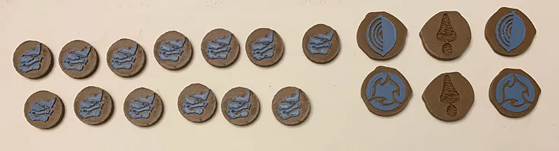 Spirit Island 2 color Shifting Memory of Ages presence token