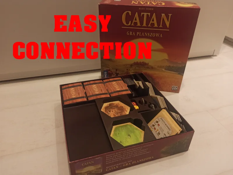 Catan organizer (Base Game + 5-6 players).