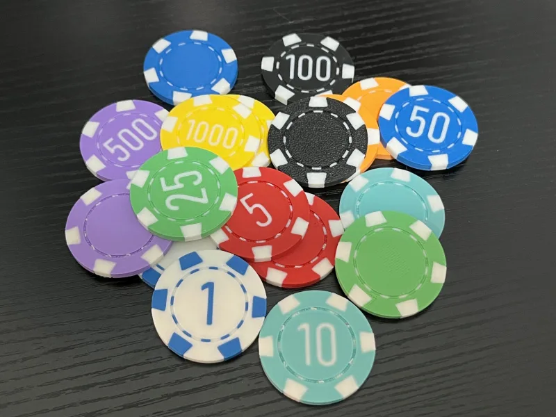 Poker Chips | Plain and Numbered
