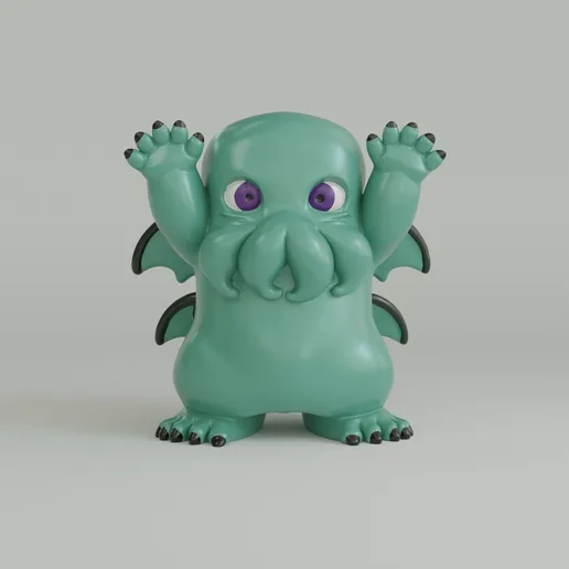 3D Cthulhu from keep the heroes out (Boardgame)