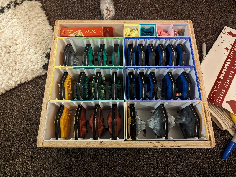 3D Catan Gridfinity Storage