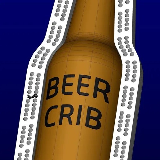 cribbage board beer bottle