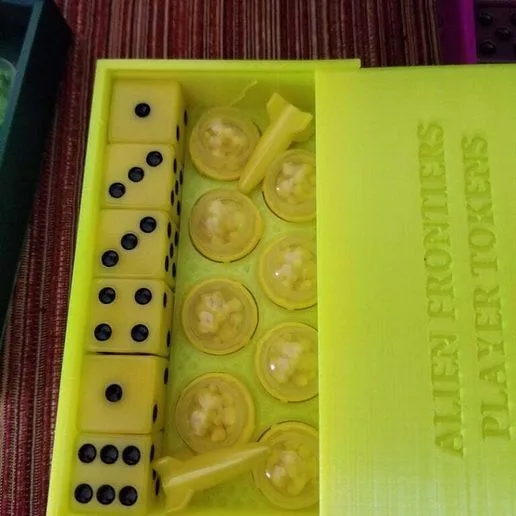 Alien Frontiers Player Token Box