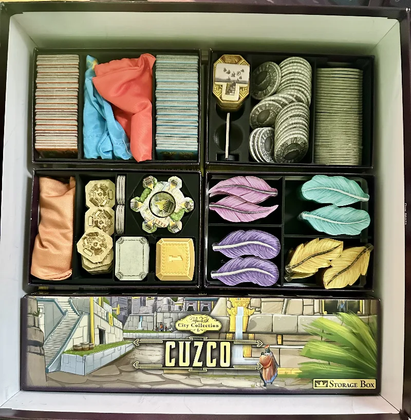 Cuzco Deluxe Edition Boardgame Organizer - Queen Games