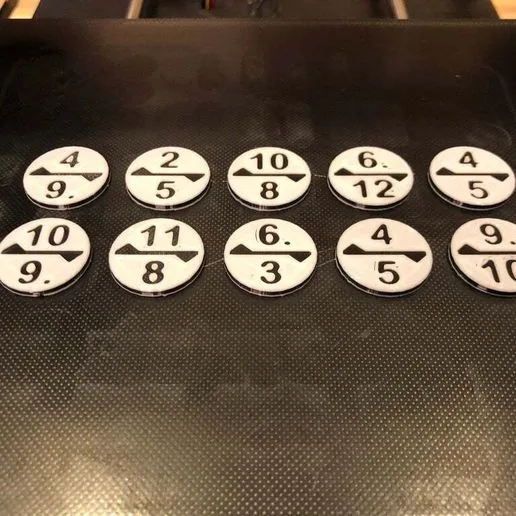 Catan - cloth for catan tokens