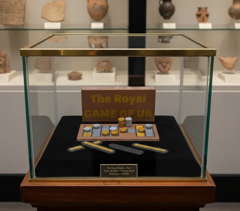 Royal GAME OF UR Travel Edition (playable with 1x1 LEGO tiles)