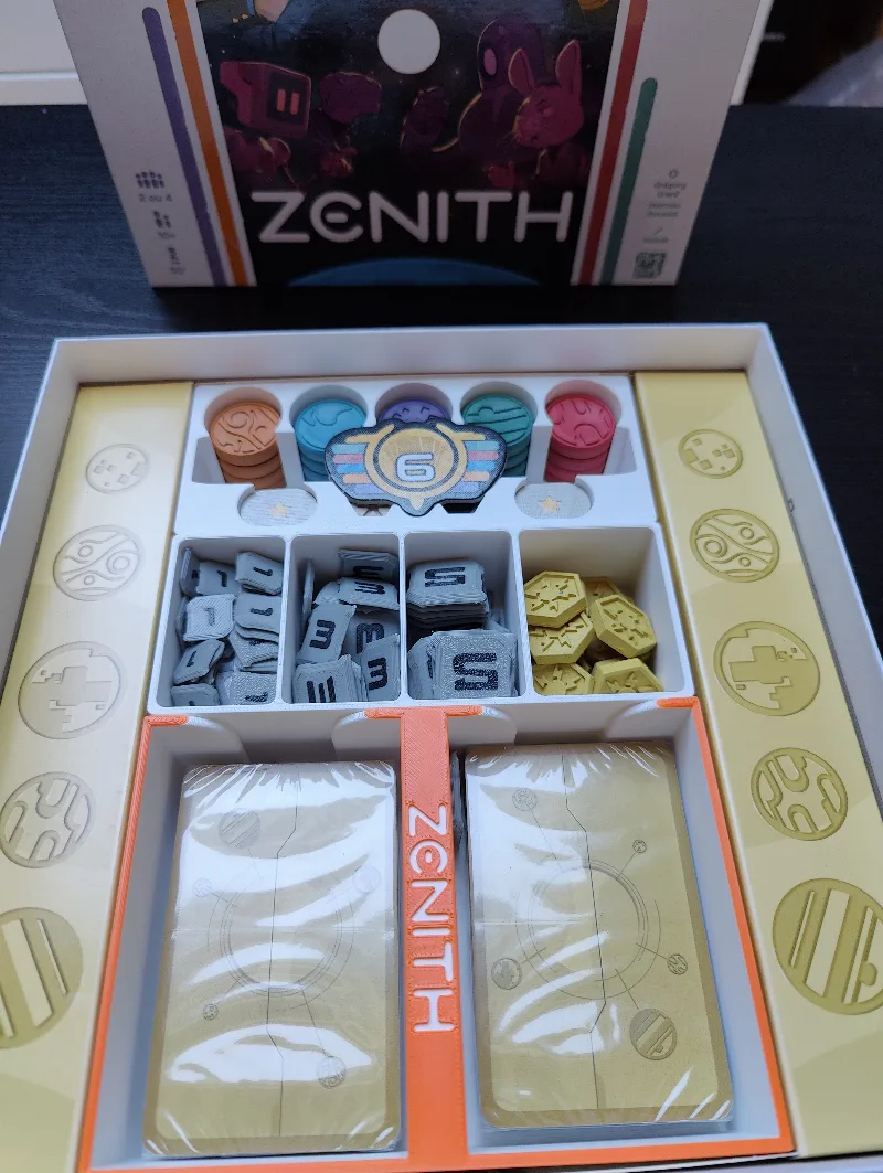 Organizer for Zenith boardgame