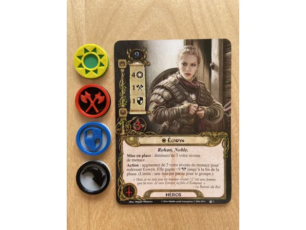 Lord of the rings LCG tokens