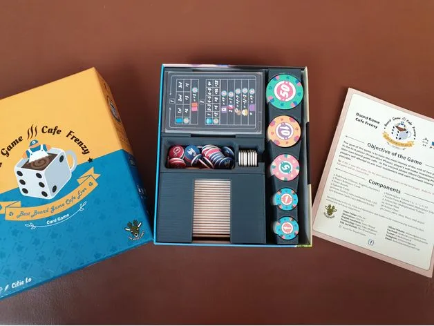 Board Game Cafe Frenzy - Insert