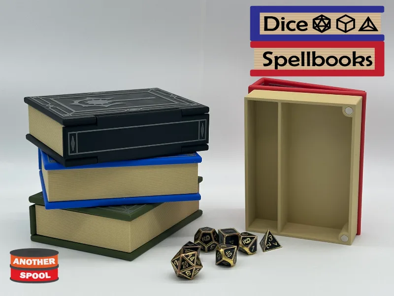 DICE SPELLBOOKS - Dice Storage Book