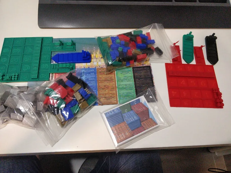 Container Board game pieces