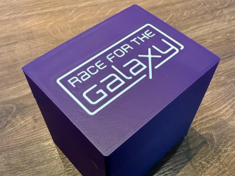 Race for the galaxy deckbox for sleeved cards