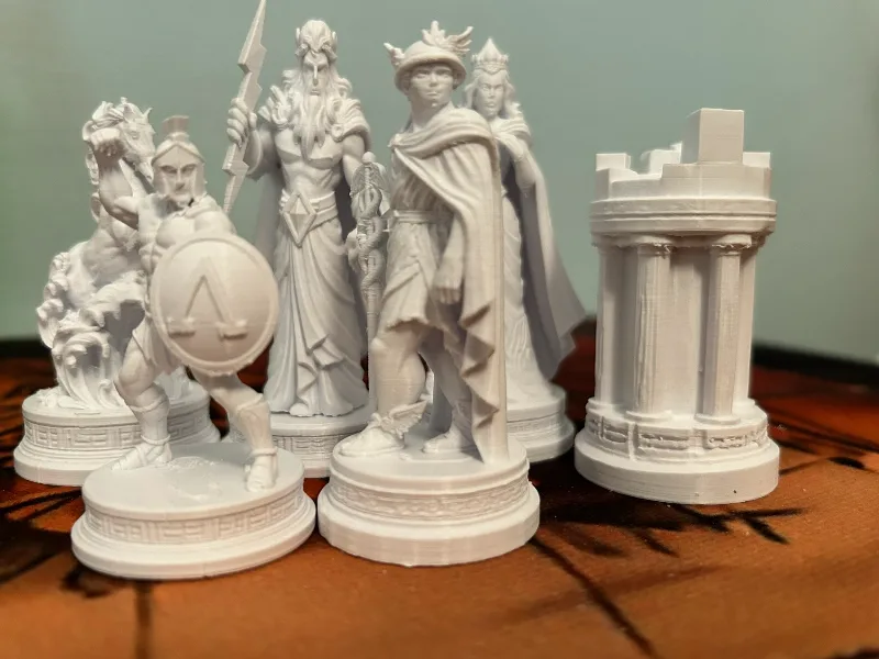 Gods of Olympus Chess Set