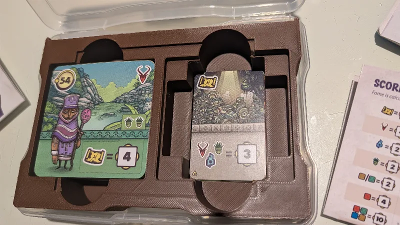 Faraway Board Game Photo Caddy Insert + Expansion