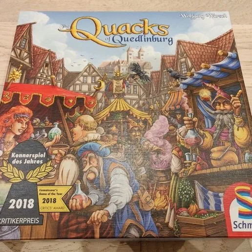 Quacks of Quedlinburg + Herb Witches + Alchemists Expansion - Boardgame Insert
