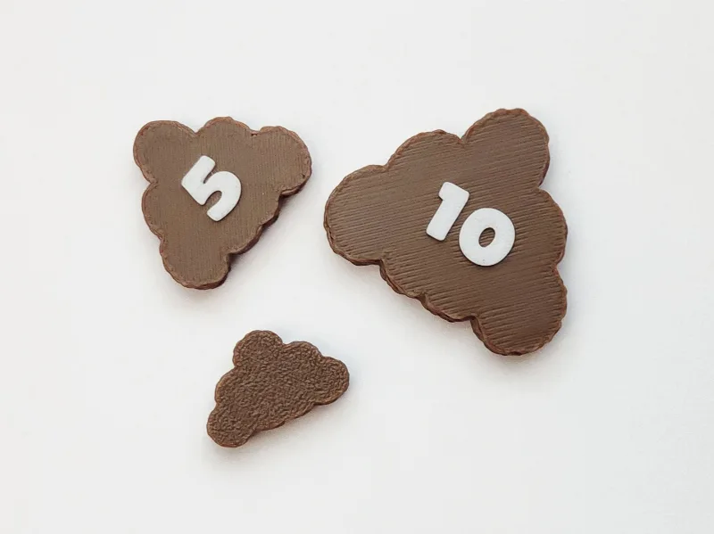 Earth Board Game Soil Tokens