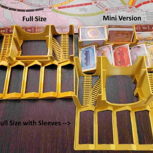Ticket to Ride Card Tray Organizer - Barebones - Large Cards