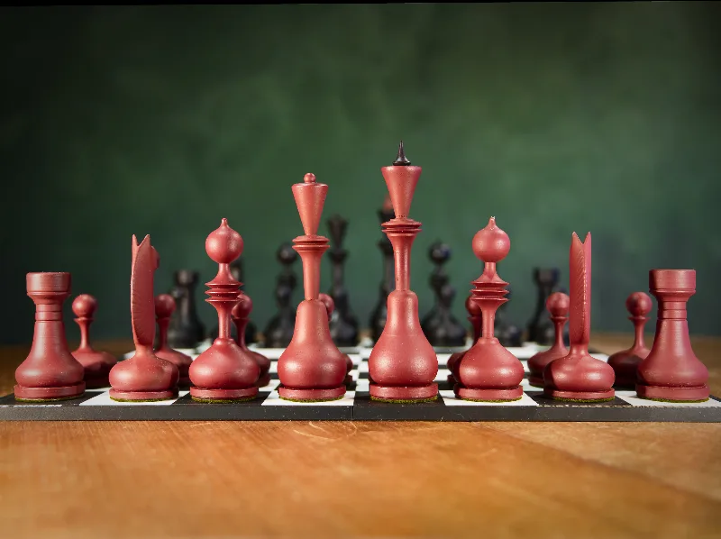 Old Russian Chess Set around 1890-1910 - 3D Print Your Own Piece of History!