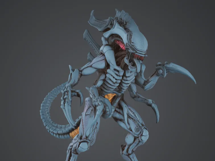 Nemesis-Inspired Alien Apex Predator