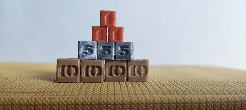 Terraforming Mars Resource - Money cubes