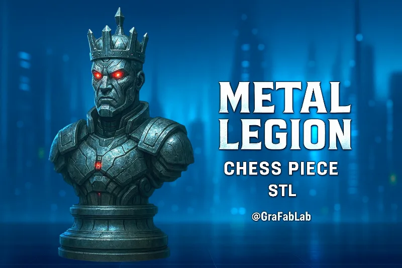 Metal Legion "King" - chess piece