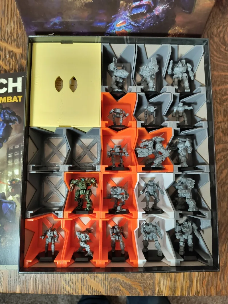 Battletech Mech Cages - storage and insert