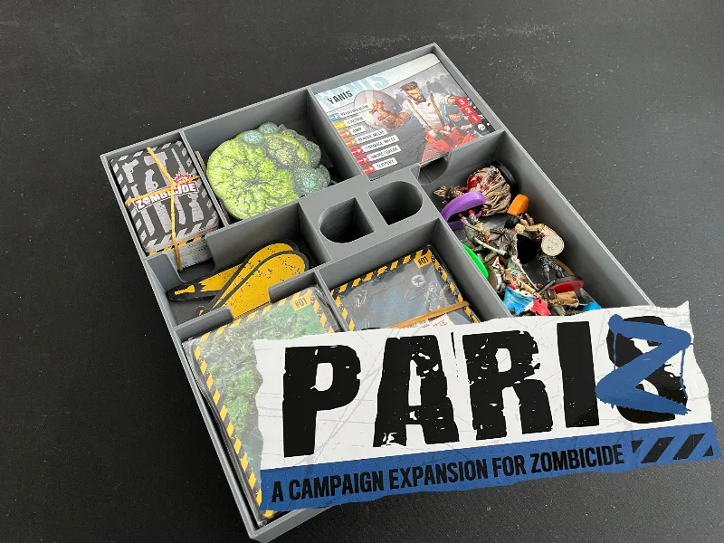 Zombicide 2nd Ed. Pariz - Token and assets tray