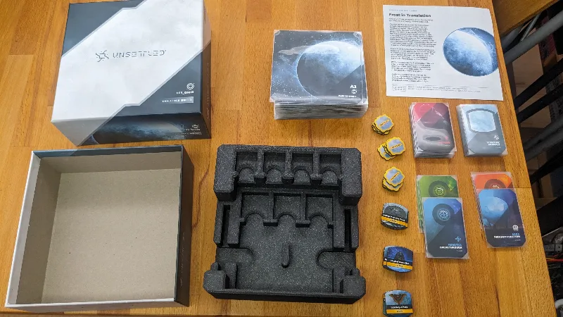 Unsettled - Gniir custom box for sleeved cards