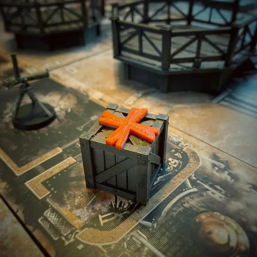 Zombicide Objective Token X