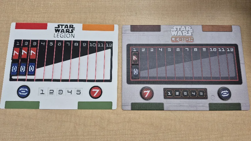 Star Wars Legion 2.6 Dashboard (scoreboard) and Tokens