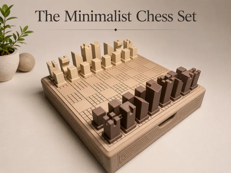 The Minimalist Chess Set