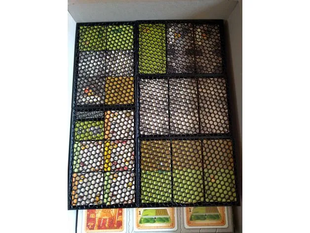 Caverna Insert + Resource Trays (great for 2 players)