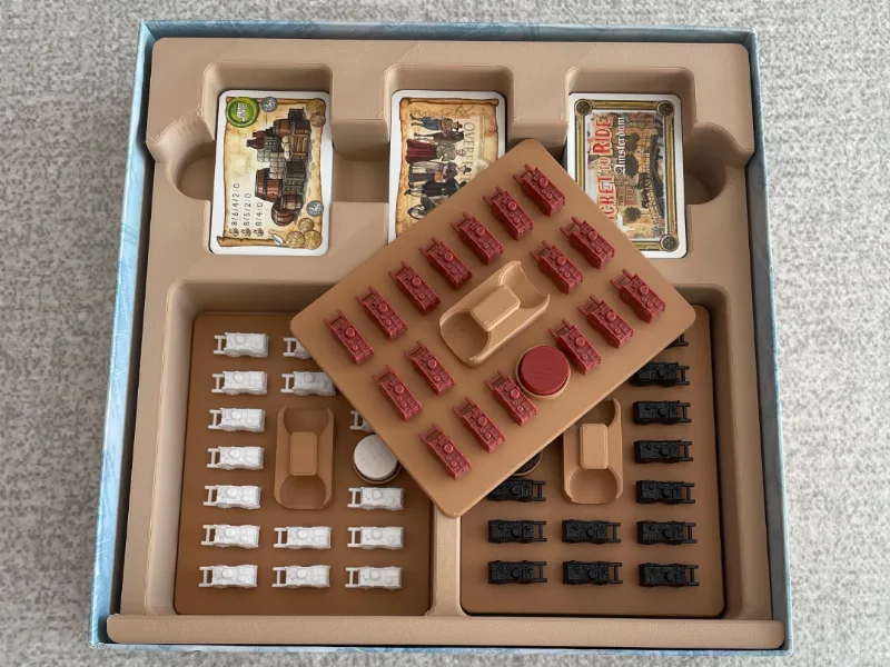 Insert for a ticket to ride Amsterdam