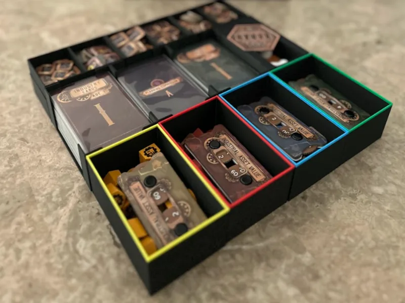 Tycoon India 1981 Boardgame Insert