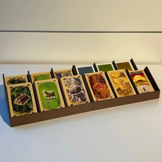 Catan Card Organizer for expansion Cities and Knights