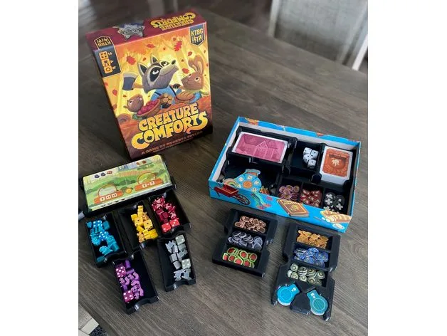 Creature Comforts Board Game Storage Trays