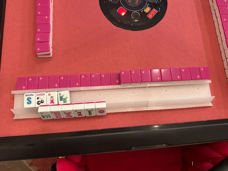 Travel Mahjong Rack w/ Pusher XL 22.5"