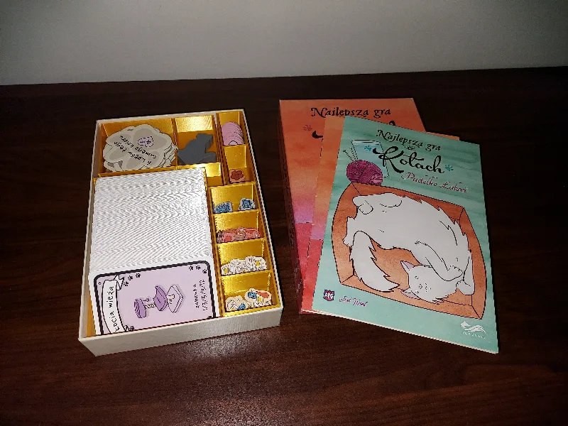 Cat Lady (+addon) board game insert