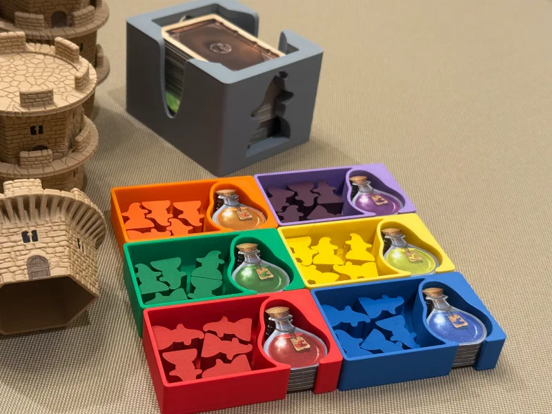 Wandering Towers Player Pieces & Setup Organizer