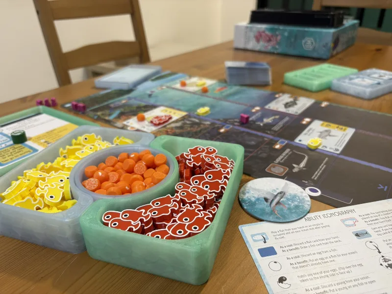 Finspan Cozy Board Game Modular Inserts