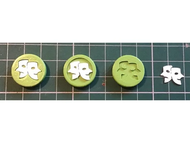 Player tokens for Tapestry - Arts & Architecture expansion (to match the "geekup" set)