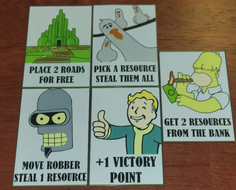 Catan Style Alternative Cards