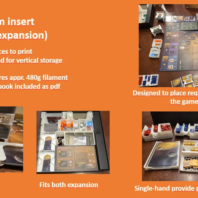 Dune Imperium Insert/Organizer (fits 1.&2. expansion)  - updated