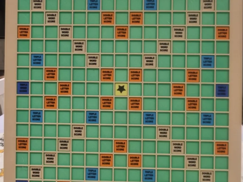 Rotating Scrabble Board for Large Printers