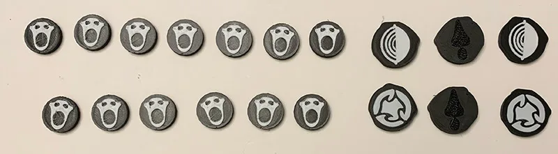 Spirit Island 2 color Bringer of Dreams and Nightmares presence token