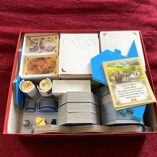 Catan Organizer Insert for the Base Game, Seafarers, and Both 5-6 Player Extensions